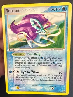 Suicune 030 2005 Black Star Promo Pokemon Card Cosmos Holo Rare Exclusive - Mp - Image 2