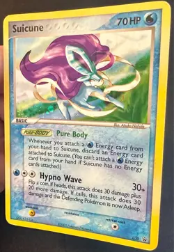 Suicune 030 2005 Black Star Promo Pokemon Card Cosmos Holo Rare Exclusive - Mp - Image 3
