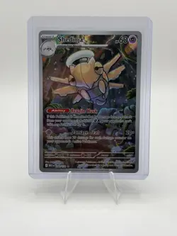 Pokemon Shedinja 144/132 Me01: Mega Evolution Illustration Rare Holo 60HP - Image 1