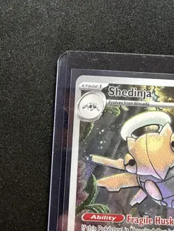 Pokemon Shedinja 144/132 Me01: Mega Evolution Illustration Rare Holo 60HP - Image 3