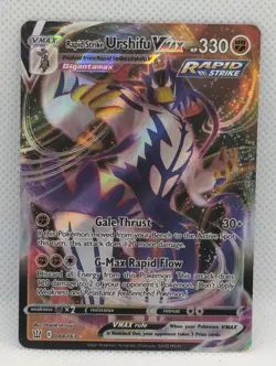 RAPID STRIKE URSHIFU VMAX 088/163 HOLO BATTLE STYLES POKEMON HOLO NM/M - Image 1