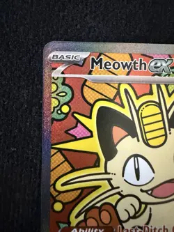 Meowth ex 121/088 SIR Perfect Order Special Illustration Rare Pokemon - Image 2