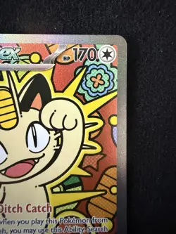 Meowth ex 121/088 SIR Perfect Order Special Illustration Rare Pokemon - Image 3