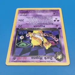 1999 Pokemon Team Rocket Dark Hypno 26/82 1st Edition Rare WOTC Vintage - Image 3