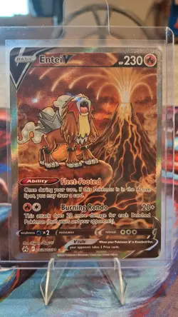 The Pokemon Company Entei V GG36/GG70 Crown Zenith GG Full Art Holo EN 230HP🔥 - Image 1