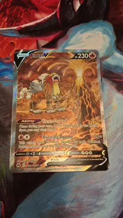 The Pokemon Company Entei V GG36/GG70 Crown Zenith GG Full Art Holo EN 230HP🔥 - Image 3