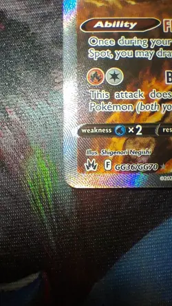 The Pokemon Company Entei V GG36/GG70 Crown Zenith GG Full Art Holo EN 230HP🔥 - Image 4