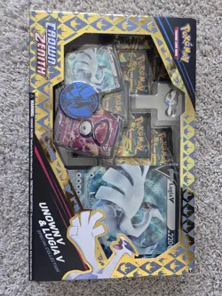 Pokemon TCG Crown Zenith Lugia v & Unown v Special Collection Box Sealed - Image 1