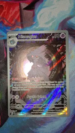 Mismagius 212/193 Paldea Evolved Illustration Rare Holo EN 90HP💕❤ - Image 4