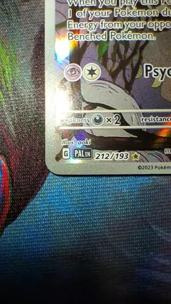 Mismagius 212/193 Paldea Evolved Illustration Rare Holo EN 90HP💕❤ - Image 5