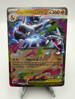 Mega Charizard X EX 013/094 Phantasmal Flames Double Rare Full Art Holo ENG - Image 1