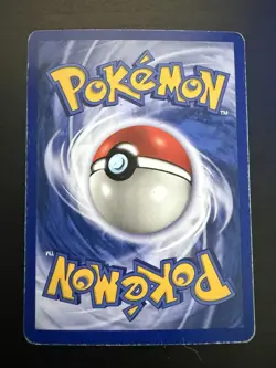 Pokemon TCG Lapras Fossil Holo Unlimited Rare Card 10/62 Vintage Damaged - Image 2