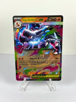 Mega Charizard X ex 013/094 Double Rare Phantasmal Flames Pokemon Holo Near Mint - Image 1
