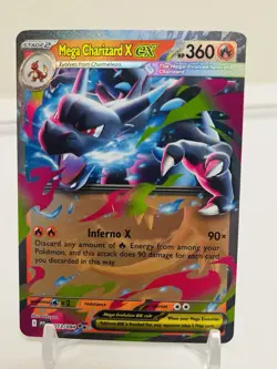 2025 Pokemon Phantasmal Flames - Mega Charizard X ex 013/094 Holo - Image 1