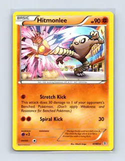 Hitmonlee 47/83 Rare Generations Pokemon Lightly Played - Image 1