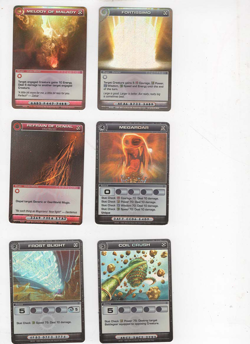 Lot of 6 Chaotic Ripple Foil cards. - Image 1