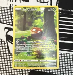 Pokemon TCG Hisuian Voltorb GG01/GG70 Crown Zenith GG UR Holo Full Art 50 HP EN - Image 1