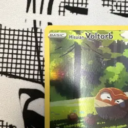Pokemon TCG Hisuian Voltorb GG01/GG70 Crown Zenith GG UR Holo Full Art 50 HP EN - Image 2