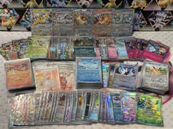 PRISMATIC EVOLUTIONS CARD LOT!! 250+ CARDS!! Full Art, Master ball, ex & MORE!! - Image 1