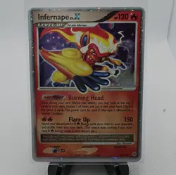 Infernape LV.X 121/130 Diamond & Pearl Holo Ultra Rare Eng 2007 HP120 - Image 1