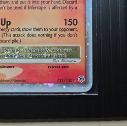 Infernape LV.X 121/130 Diamond & Pearl Holo Ultra Rare Eng 2007 HP120 - Image 5