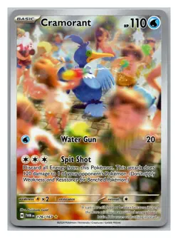 CRAMORANT 176/167 ILLUSTRATION RARE TWILIGHT MASQUERADE POKEMON HOLO NEAR MINT - Image 1