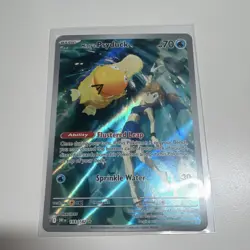 Pokemon TCG Misty's Psyduck 193/182 SV10 Destined Rivals IR Holo Full Art - Image 3