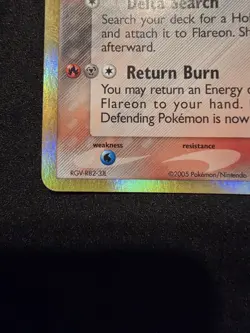 The Pokemon Company Pokemon TCG Flareon 5/113 EX Delta Species Reverse Holo 70 - Image 5