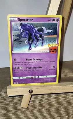 Pokemon TCG Spectrier Trick or Trade Pack 2023 081/196 Holo Rare - Image 1