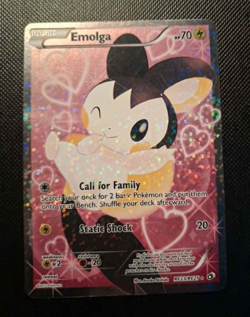 Pokemon Emolga (Full Art) RC23/RC25 Radiant Collection Card. Decent Condition - Image 1