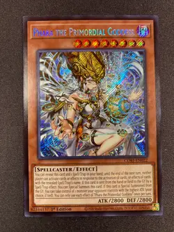 Phara the Primordial Goddess (Secret Rare) CORI-EN022 1st Edition NM Yugioh - Image 1