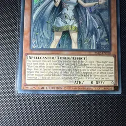 25LP-EN018 "Maiden of White" Secret Rare Emblazoned STAMPED Yu-Gi-Oh - Image 3