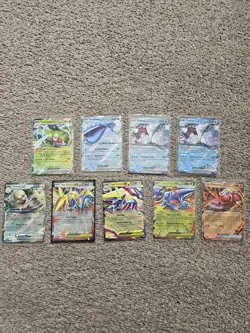 Pokemon Ex Bundle Mixed Sets 9 Cards - Image 1