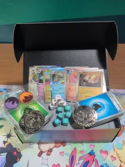 Deck Building Lot Of Pokemon Cards Plus Damage Counters Coins Extra Energys - Image 1
