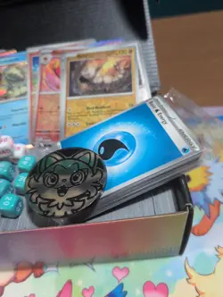 Deck Building Lot Of Pokemon Cards Plus Damage Counters Coins Extra Energys - Image 3