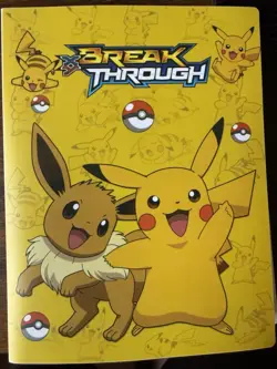 Pokemon XY Breakthrough Binder With Mixed Collection Of Pokemon Cards - Image 1