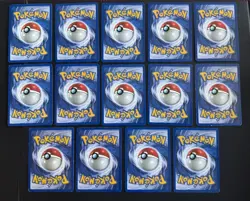 Pokemon WOTC Part Complete Non Holo Base Set 2 63/110 Cards Mixed Condition - Image 2