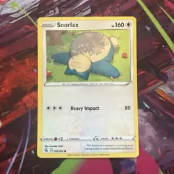 Pokemon TCG Snorlax Bundle 7X Unique English Cards Including 2 Reverse NM - Image 4