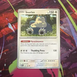 Pokemon TCG Snorlax Bundle 7X Unique English Cards Including 2 Reverse NM - Image 5