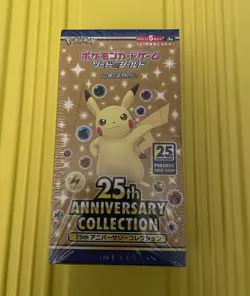 Pokemon TCG 25th Anniversary Collection Booster Box Japanese 2021 80 Cards - Image 1