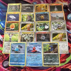 Pokemon TCG Yuka Morii Reverse Holo Art Bundle X19 Unique English Cards - Image 1
