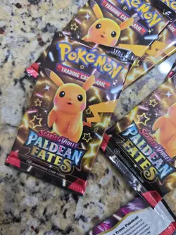 Pokemon Scarlet & Violet Paldean Fates Booster Pack 10 Cards English - Image 3