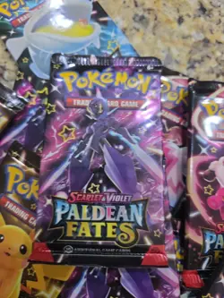 Pokemon Scarlet & Violet Paldean Fates Booster Pack 10 Cards English - Image 4