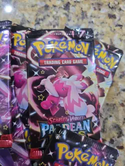 Pokemon Scarlet & Violet Paldean Fates Booster Pack 10 Cards English - Image 5