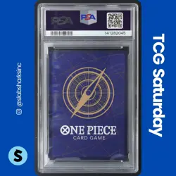 2025 ONE PIECE A FIST OF DIVINE SPEED #OP07-085 STUSSY SP ALTERNATE ART PSA 10 - Image 2