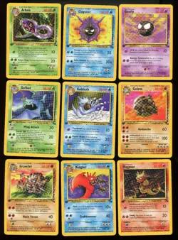 (29) Different First 1st Edition Fossil Pokemon Cards 1999 Wizards NM / NP - Image 1
