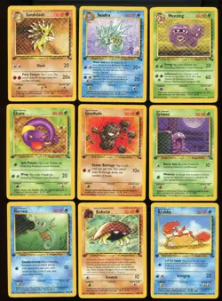 (29) Different First 1st Edition Fossil Pokemon Cards 1999 Wizards NM / NP - Image 3