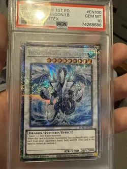 Trishula Dragon Of The Ice Barrier - Starlight Rare - PSA 10 - BLVO-EN100 - Image 3