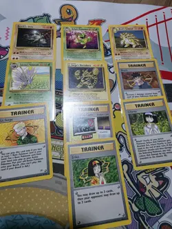 VINTAGE Pokemon Gym Heroes 100 Card Common Uncommon Rare Set - Image 1