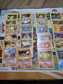 VINTAGE Pokemon Gym Heroes 100 Card Common Uncommon Rare Set - Image 3